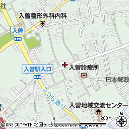 埼玉県狭山市南入曽448周辺の地図
