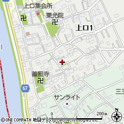 埼玉県三郷市上口1丁目137-4周辺の地図