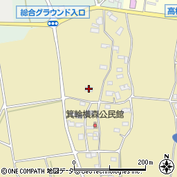 山梨県北杜市高根町箕輪573周辺の地図