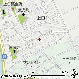 埼玉県三郷市上口1丁目133周辺の地図