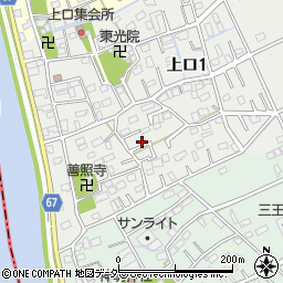 埼玉県三郷市上口1丁目137-5周辺の地図