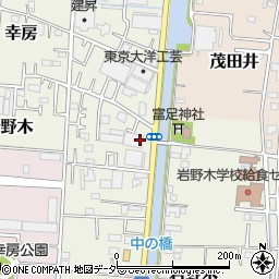 埼玉県三郷市岩野木74周辺の地図