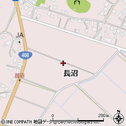 千葉県成田市長沼周辺の地図