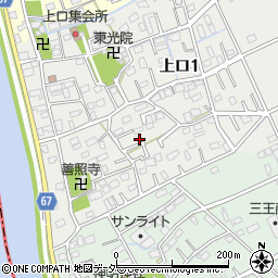 埼玉県三郷市上口1丁目137-6周辺の地図