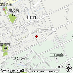 埼玉県三郷市上口1丁目144周辺の地図