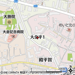 千葉県松戸市大金平1丁目周辺の地図