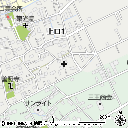 埼玉県三郷市上口1丁目131周辺の地図