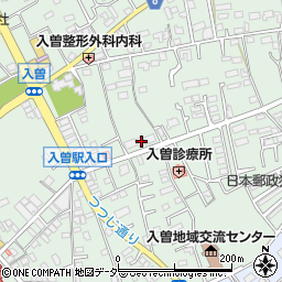 読売新聞　入曽販売所周辺の地図