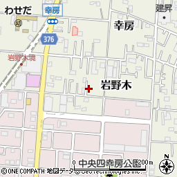 埼玉県三郷市岩野木31-9周辺の地図
