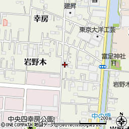 埼玉県三郷市岩野木65周辺の地図