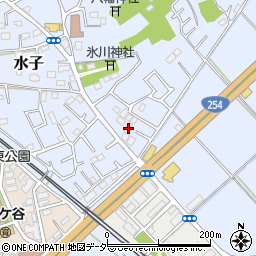 埼玉県富士見市水子5032周辺の地図