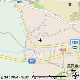 埼玉県飯能市阿須424周辺の地図