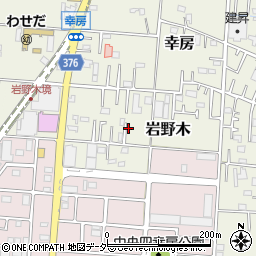 埼玉県三郷市岩野木31周辺の地図