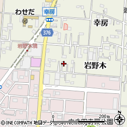 埼玉県三郷市岩野木33周辺の地図