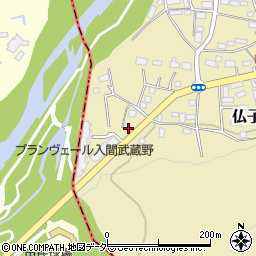 埼玉県入間市仏子255周辺の地図