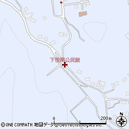 下笹尾公民館周辺の地図