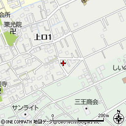 埼玉県三郷市上口1丁目161周辺の地図