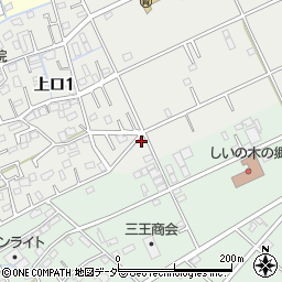 埼玉県三郷市上口1丁目153周辺の地図