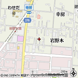 埼玉県三郷市岩野木32周辺の地図