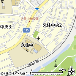 渋川街区公園周辺の地図