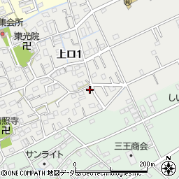 埼玉県三郷市上口1丁目130周辺の地図