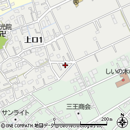 埼玉県三郷市上口1丁目154周辺の地図