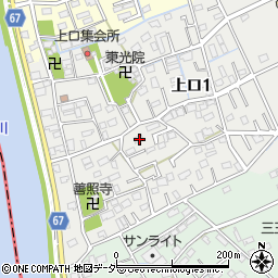 埼玉県三郷市上口1丁目112周辺の地図