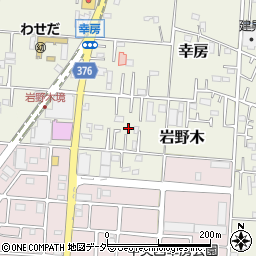 埼玉県三郷市岩野木32-5周辺の地図