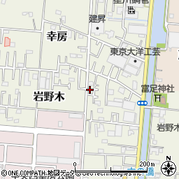 埼玉県三郷市岩野木66周辺の地図