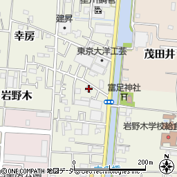 埼玉県三郷市岩野木104周辺の地図