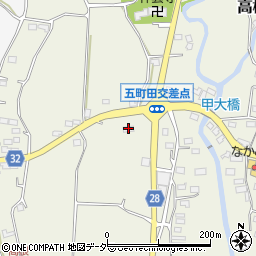 セブンイレブン長坂インター東店周辺の地図