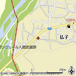 埼玉県入間市仏子258周辺の地図
