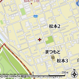 埼玉県さいたま市南区松本2丁目15周辺の地図