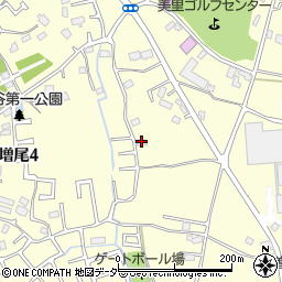 千葉県柏市増尾1107周辺の地図