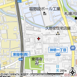 野崎芳寿人形工房周辺の地図