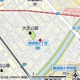 エクセル横須賀周辺の地図