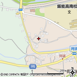 埼玉県飯能市阿須367周辺の地図