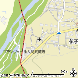 埼玉県入間市仏子254周辺の地図
