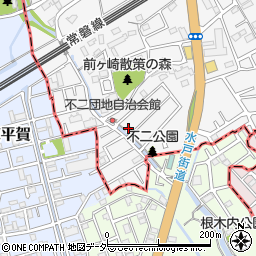 クレフラスト前ヶ崎周辺の地図