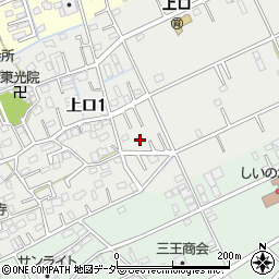 埼玉県三郷市上口1丁目164周辺の地図