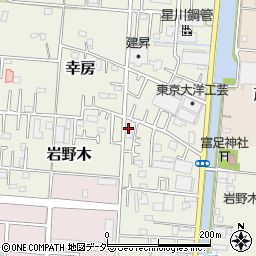 埼玉県三郷市岩野木67周辺の地図