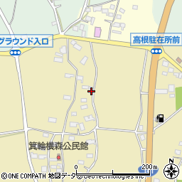 山梨県北杜市高根町箕輪540周辺の地図