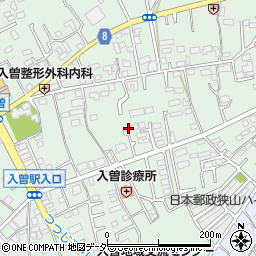 埼玉県狭山市南入曽419周辺の地図