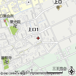 埼玉県三郷市上口1丁目127周辺の地図