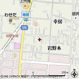 埼玉県三郷市岩野木42周辺の地図