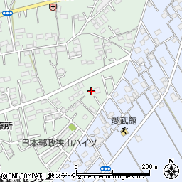 埼玉県狭山市南入曽375周辺の地図