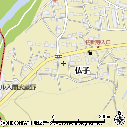 埼玉県入間市仏子277周辺の地図