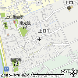 埼玉県三郷市上口1丁目123周辺の地図