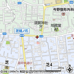 土田畳店周辺の地図