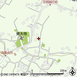 千葉県印西市平岡周辺の地図